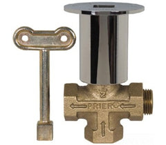 PRIER C-64CP 1/2 in. Female Brass Log Lighter 3-Way Valve