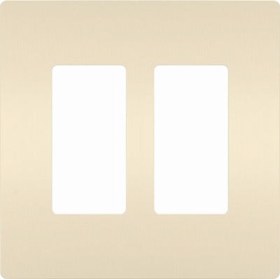 LEGRAND Pass Seymour RWP262LACC6 Screwless Wall Plate 2 Gang