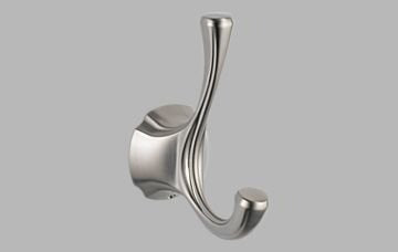 DELTA FAUCET Delta Faucet 79235SS Addison Double Robe Hook Stainless