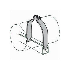 Anvil 2400326241 Fig As 1100 Pipe Clamp, 6 In Nominal, 1550 Lb Load, 6-5/8 In Od, Steel, Domestic