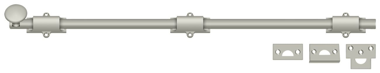 DELTANA Deltana 24SB15 Surface Bolt Heavy Duty Satin Nickel