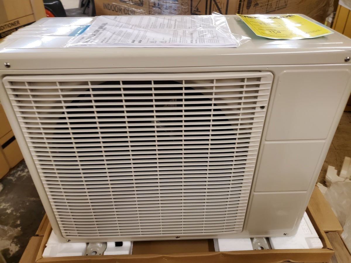 9,000 BTU SINGLE-ZONE INVERTER OUTDOOR MINI-SPLIT HEAT PUMP UNIT, 208-230/60/1 R-410A 23 SEER