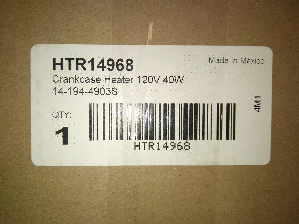 CRANKCASE HEATER 120V 40W