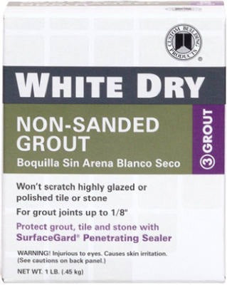 CUSTOM BUILDING PRODUCTS Custom Bldg Products WDG1-6 White Dry Tile Grout