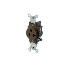 Leviton T5020 Receptacle BL STR 125VAC 20A 2 3 BR 1HP