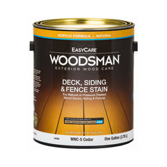 True Value WNC5-GL Woodsman Acrylic Deck, Siding & Fence Stain, Natural Cedar, 1-Gal.