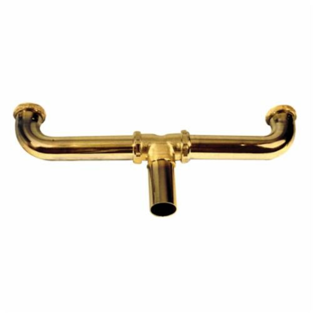 Oatey 2114A-1 Dearborn Brass Center Outlet Waste With Cleanout, 1-1/2 in Nominal, Brass