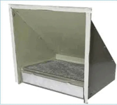 Allied Commercial Z1DAMP10B-2 14G37 Manual Outside Air Damper with Outside Air Hood