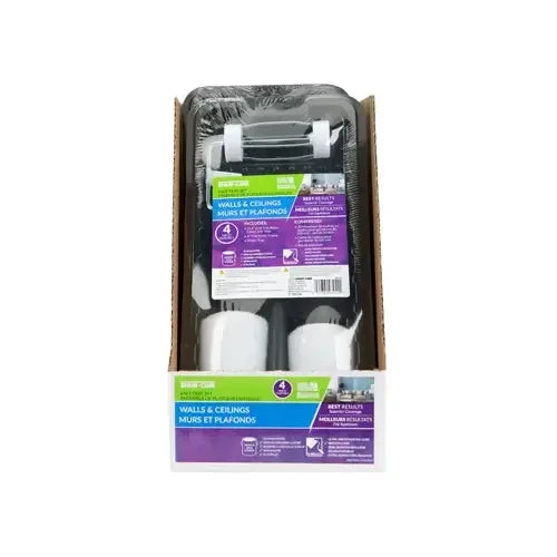 SHUR-LINE Shur-Line 2007320 Paint Roller Kit 4-Inch 4-Piece (48WL88)