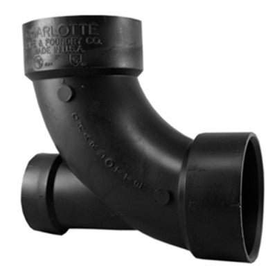 CHARLOTTE PIPE Charlotte Pipe Abs 00307 0800HA Abs Dwv 90 Deg Long Sweep Elbow