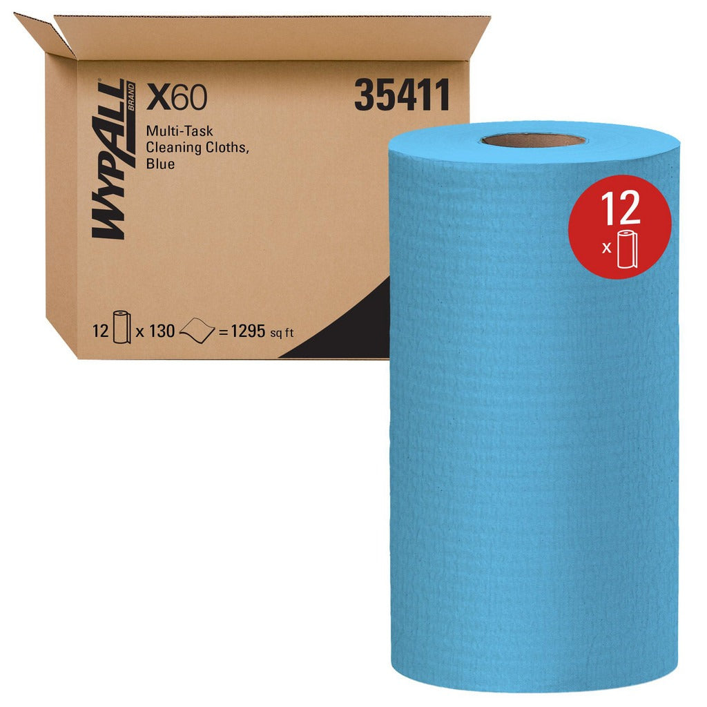 KIMBERLY-CLARK Wypall 35411 Industrial Shop Towel Dry Wipes 130 Sheets