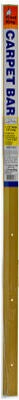 FROST KING Thermwell H591FB/3 Satin Gold Fluted Aluminum Carpet Bar