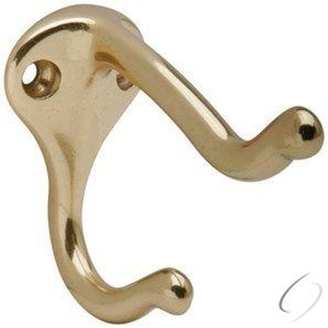 IVES Ives 571B3 Solid Brass Coat Hat Hook Bright Brass