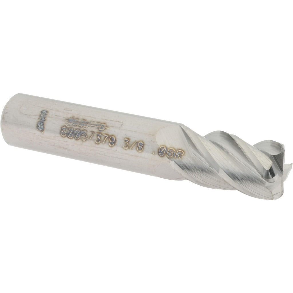 ACCUPRO Accupro 12182878 Corner Radius End Mill 3/8 in 4 Flute