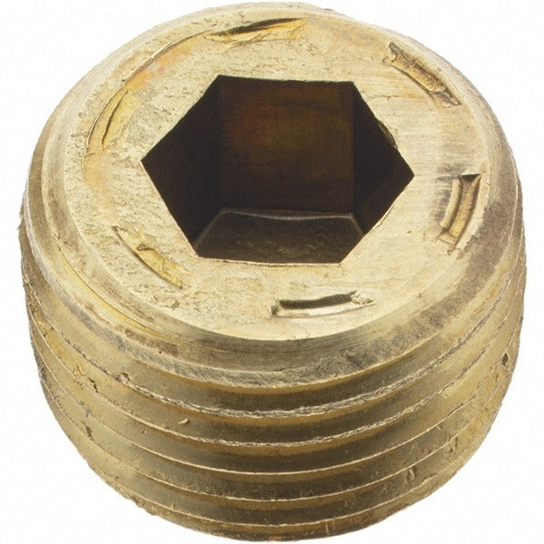 HOLO-KROME Holo-krome 11108 Brass Socket Pressure Plug 1/2-14