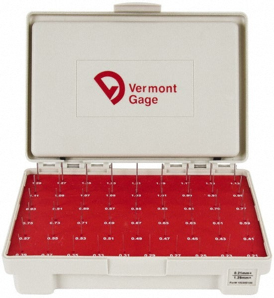 VERMONT GAGE Vermont Gage 102300100 Class Zz Plug Gage Set 55 Pc