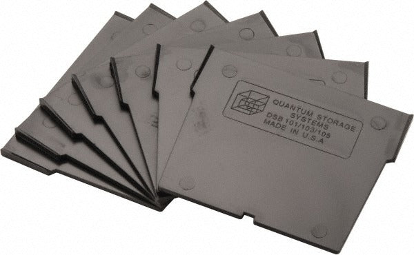 QUANTUM STORAGE SYSTEMS Quantum Storage DSB101/103/105 Bin Divider Black 50-pack