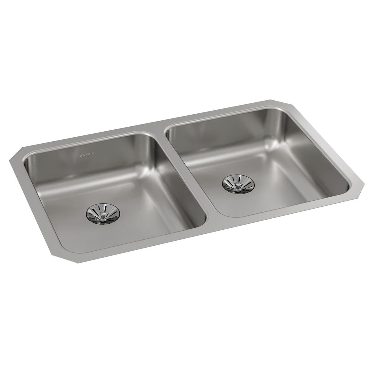 BSC PREFERRED Bsc Preferred ELUHAD311855PD Double Bowl Undermount Sink