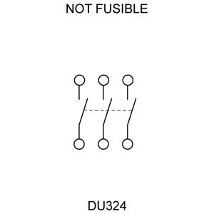 SCHNEIDER ELECTRIC Schneider Electric DU324 General Duty Safety Switch Non-Fusible 200 A 240 V (3-Pole)
