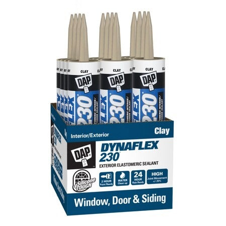DAP Dap 7079818416 Dynaflex 230 Elastomeric Sealant 10.1 fl oz (12 Pack) 18416