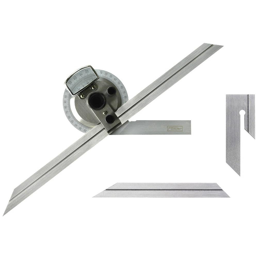 FOWLER Fowler 52-440-612-0 Bevel Protractor 6 and 12 Inch