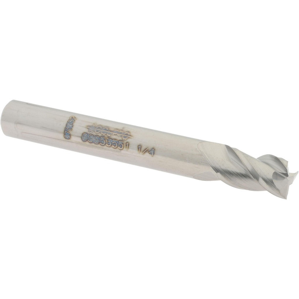 ACCUPRO Accupro 12182169 Square End Mill 1/4 in 3 Flute Carbide