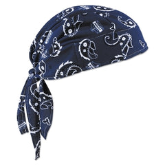 Ergodyne 12480 Chill-Its Dew Rag Navy 6-Pack