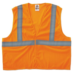 Ergodyne 20967 Hi-Vis 8205HL 2XL/3XL Orange Type R Class 2 Super Econo Mesh Vest