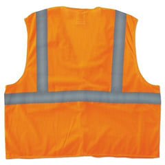 Ergodyne 20965 GloWear 8205HL Class 2 Super Econo Vests Hook/Loop Closure L/XL Orange