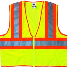 Ergodyne 21295 GloWear 8229Z Economy Class 2 Two-Tone Vest L/XL Lime