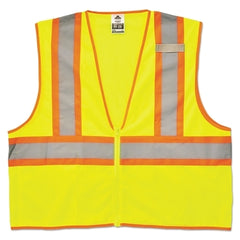 Ergodyne 21297 GloWear 8229Z Economy Class 2 Two-Tone Vests 2XL/3XL Lime