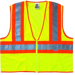 Ergodyne 21325 Hi-Vis Vest L/XL Lime Class 2 Two-Tone