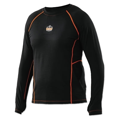 Ergodyne 40203 N-Ferno Thermal Base Layer Long Sleeve Shirt Black Medium