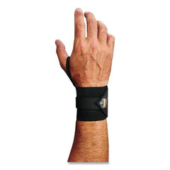 Ergodyne 72224 ProFlex 420 Wrist Wrap Supports w/Thumb Loop, S/M, Hook and Loop, Black