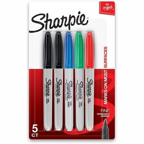 SHARPIE Newell Brands SAN30653PPA Sharpie Fine Point Markers 5-pack
