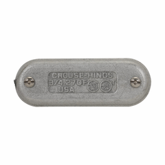 Crouse-Hinds 170F 1/2 Iron Alloy Blank Conduit Body Cover, Form-7