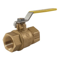 Jomar 100-710 Ball Valve T-100NE Brass 3 NPT 2-Piece Lever Handle Full Port 600WOG