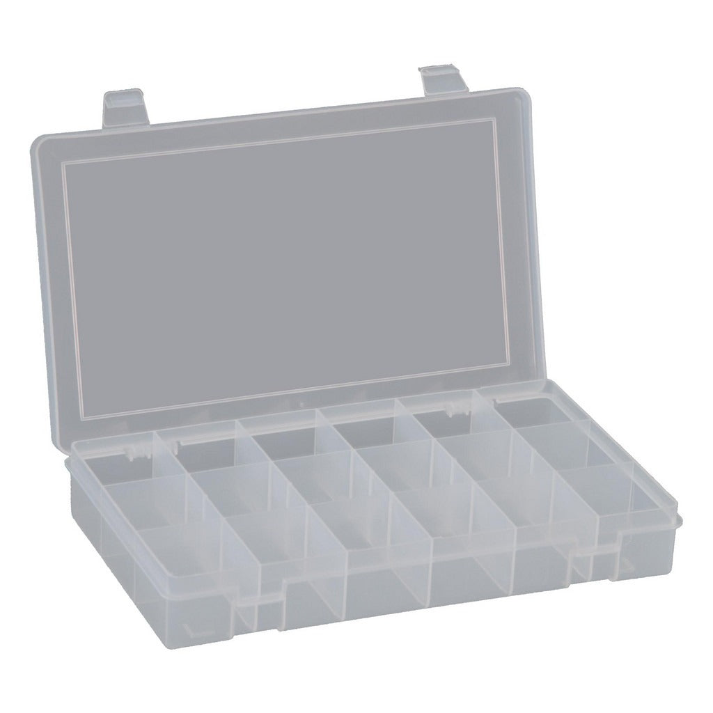 DURHAM MFG Durham SP18-CLEAR 18 Compartment Small Parts Box Clear