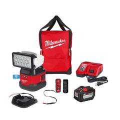 Milwaukee 2123-21HD M18 Utility Remote Control Search Light Kit with Portable Base