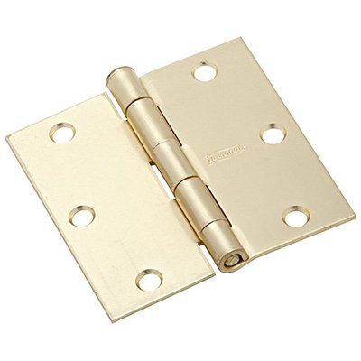 TRUE VALUE N830-232 3, Satin Brass, Door Hinges Residential Doors