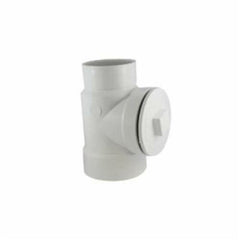 IPEX 212107A Reducing Tee With Plug PVC 4 x 3 x 4 Inch White