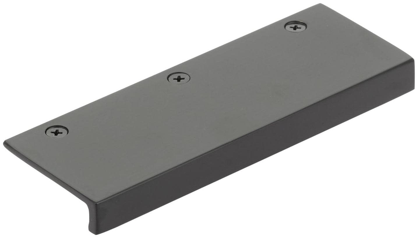 EMTEK Emtek 86665FB Rustic Modern Finger Cabinet Pull Flat Black