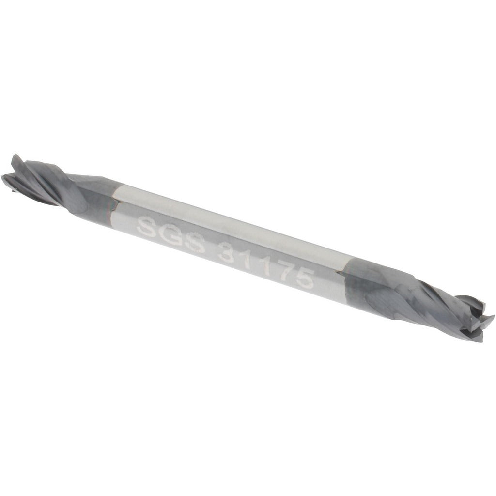 KYOCERA SGS PRECISION TOOLS Sgs 31175 Square End Mill 7/64 in 4 Flute Altin Solid Carbide