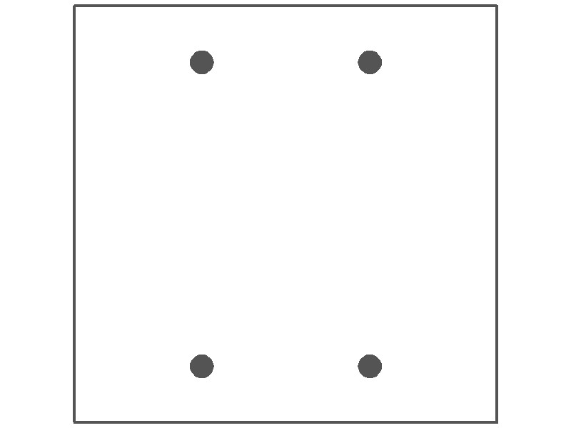 MULBERRY METAL PRODUCTS Mulberry Metal Products 83152 2-Gang Blank Wallplate Standard Size (4.5 in x 4.562 in)