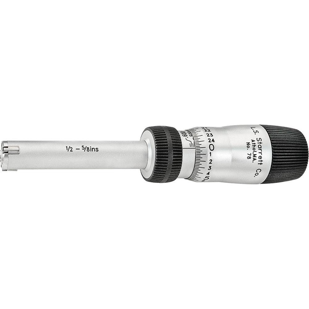 STARRETT Starrett 68132 Inside Micrometer 5/8 Inch Range