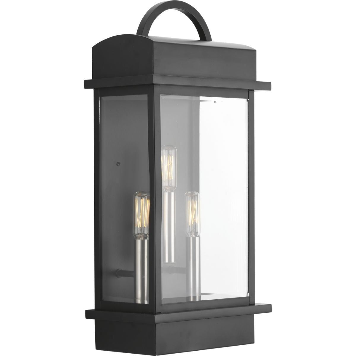 PROGRESS LIGHTING Progress Lighting P560003-031 Santee 60W Outdoor Wall Sconce (3-Light)