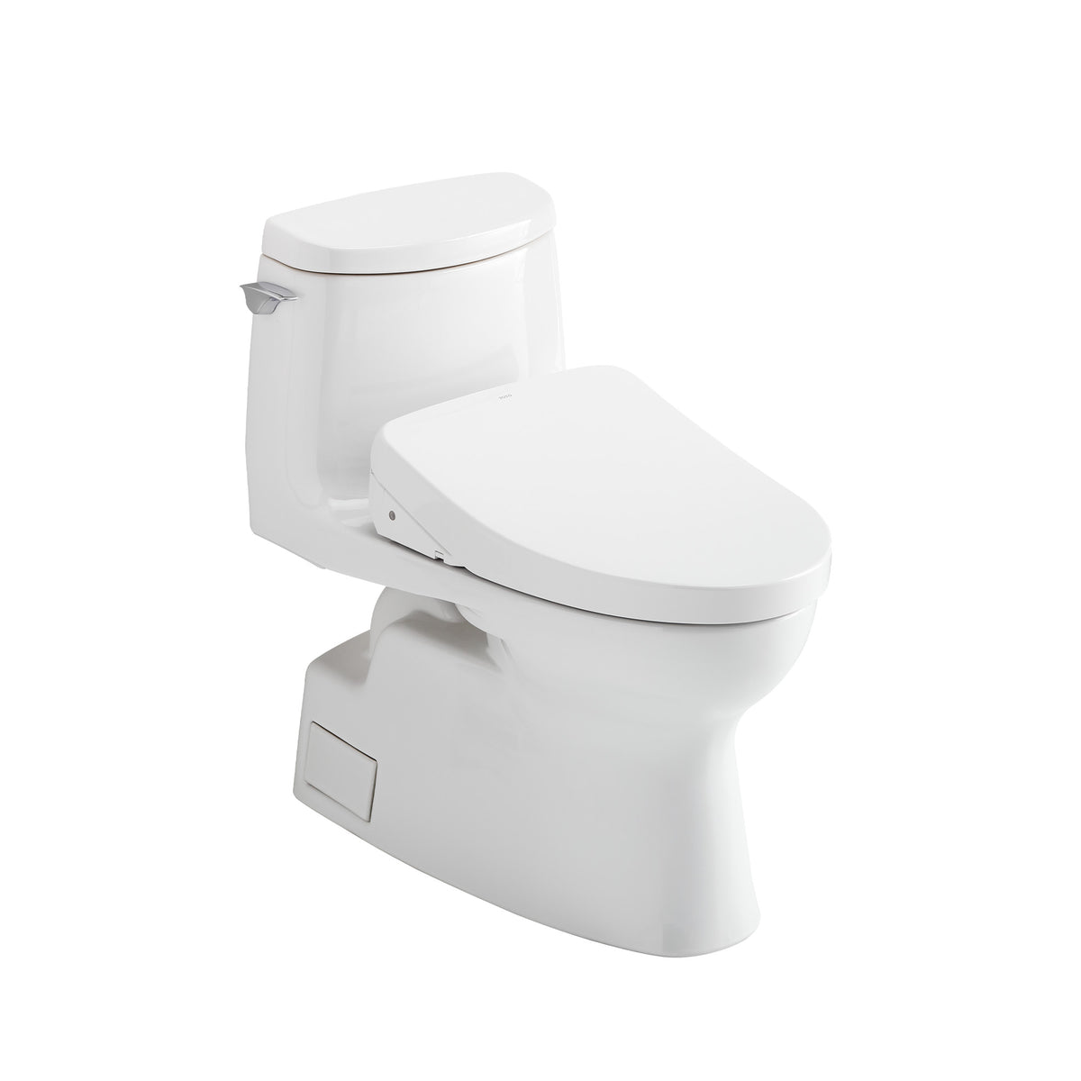 TOTO MW6143046CUFG#01 WASHLET+ Carlyle II 1G One-Piece Elongated 1.0 GPF Toilet and WASHLET+ S500e Contemporary Bidet Seat