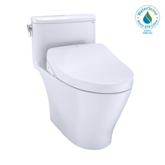 TOTO MW6423056CUFGA#01 WASHLET+ Nexus 1G One-Piece Elongated 1.0 GPF Toilet with Auto Flush S550e Bidet Seat