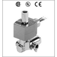 Asco 8345G001 Solenoid Valve 8345 Brass 1/4 NPT 4 Way Single Solenoid 120AC Nitrile Rubber/Pressure Assisted