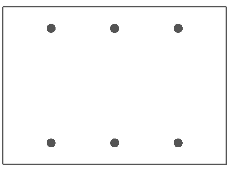 MULBERRY METAL PRODUCTS Mulberry Metal Products 83153 3-Gang Blank Wallplate (Standard Size)